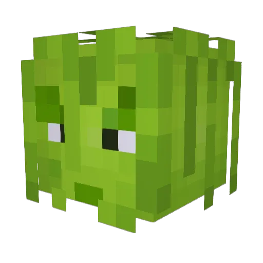 Neux14 Minecraft avatar head, 3D render