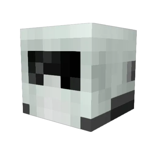 Nev098 Minecraft avatar head, 3D render