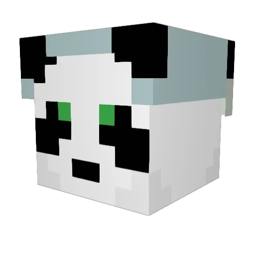 Nevate Minecraft avatar head, 3D render