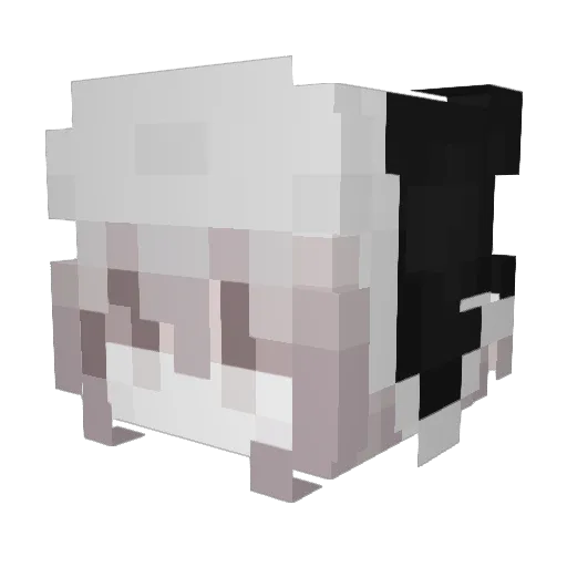 Nevdexs Minecraft avatar head, 3D render