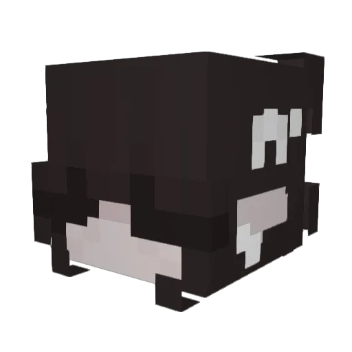 Nevelis Minecraft avatar head, 3D render
