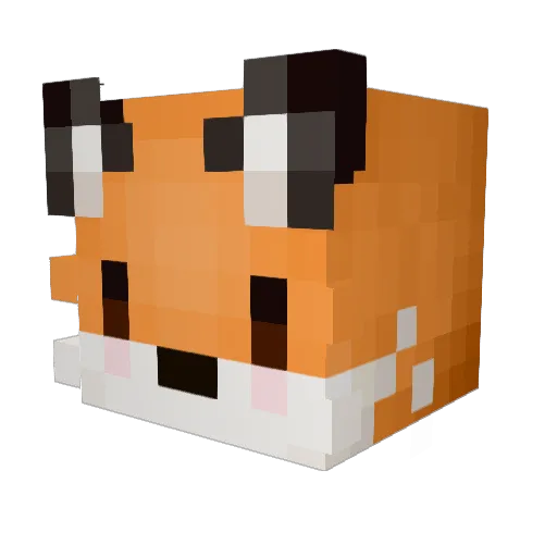 Nevenori Minecraft avatar head, 3D render