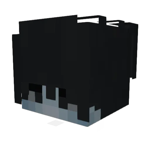 NeverDieByMe_ Minecraft avatar head, 3D render