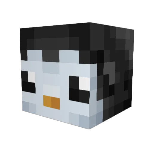 NeverKn0wn Minecraft avatar head, 3D render