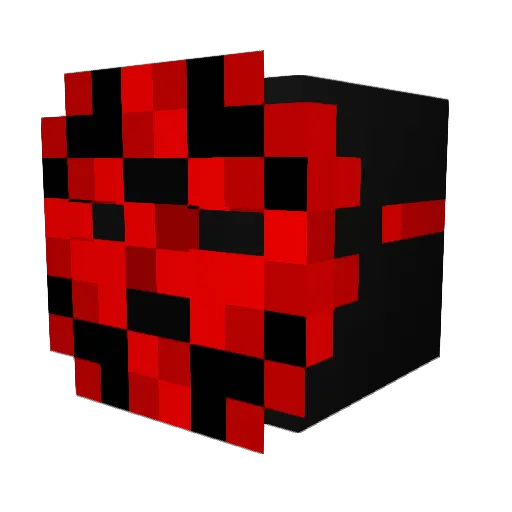 NeverStrafe_ Minecraft avatar head, 3D render