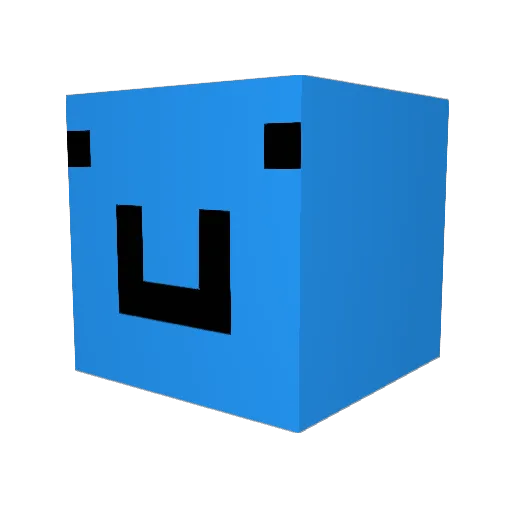 NeverTown Minecraft avatar head, 3D render