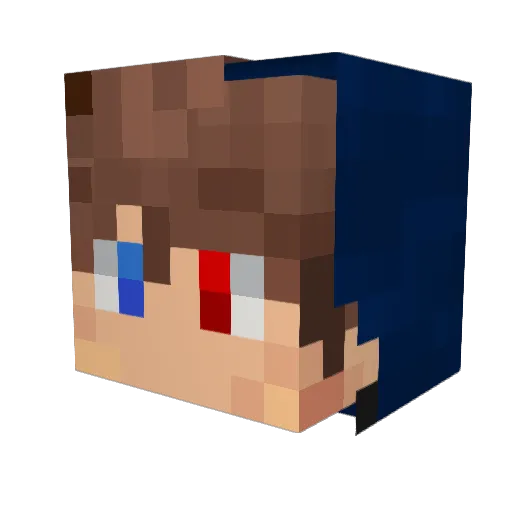 Never_Winter Minecraft avatar head, 3D render