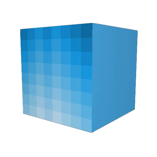 Neverdain Minecraft avatar head, 3D render