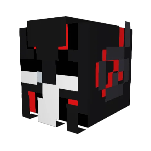 NeverlGone Minecraft avatar head, 3D render