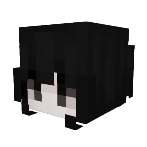 Nevezuchiy Minecraft avatar head, 3D render