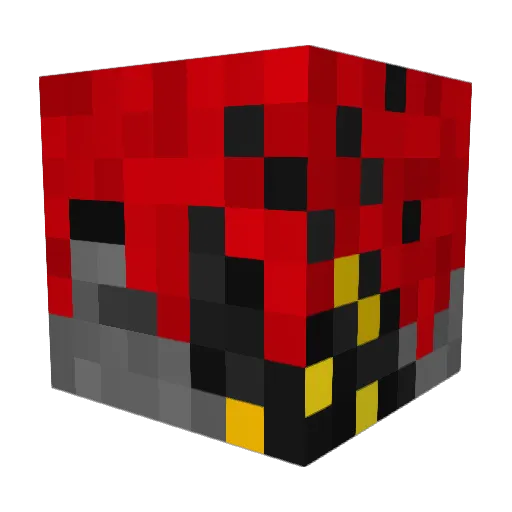 Nevibo Minecraft avatar head, 3D render