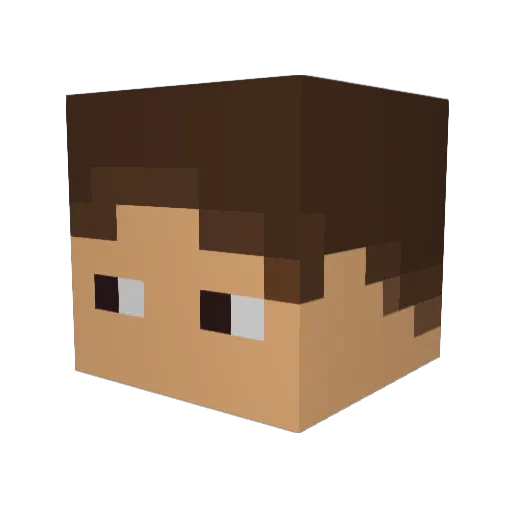 Minecraft-Avatar von Nevio787: Kopf als 3D-Render
