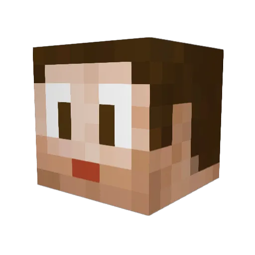 Neviz84 Minecraft avatar head, 3D render