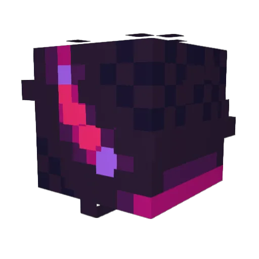 Nevoic Minecraft avatar head, 3D render