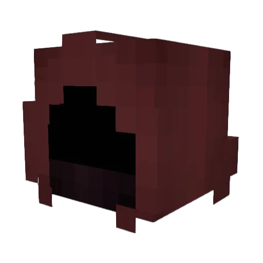 Nevuzz Minecraft avatar head, 3D render