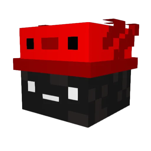 Nevz__ Minecraft avatar head, 3D render