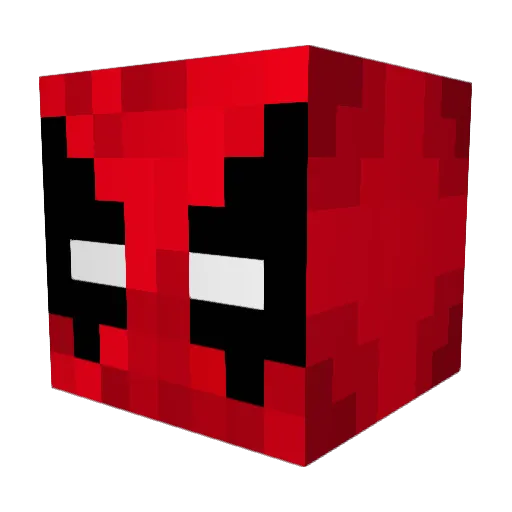 NewBehere Minecraft avatar head, 3D render
