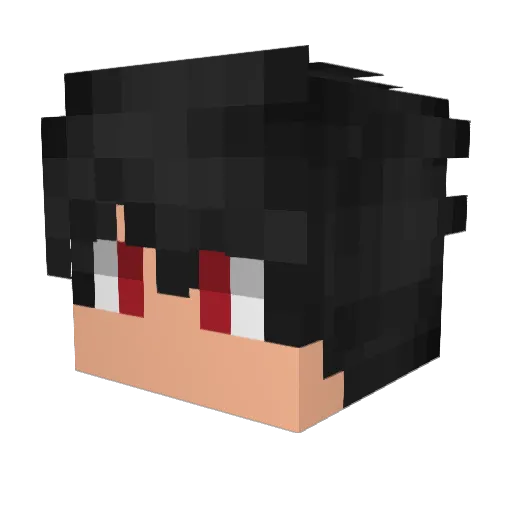 NewKidd Minecraft avatar head, 3D render