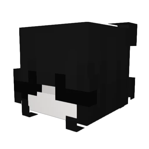 NewPlicxz Minecraft avatar head, 3D render