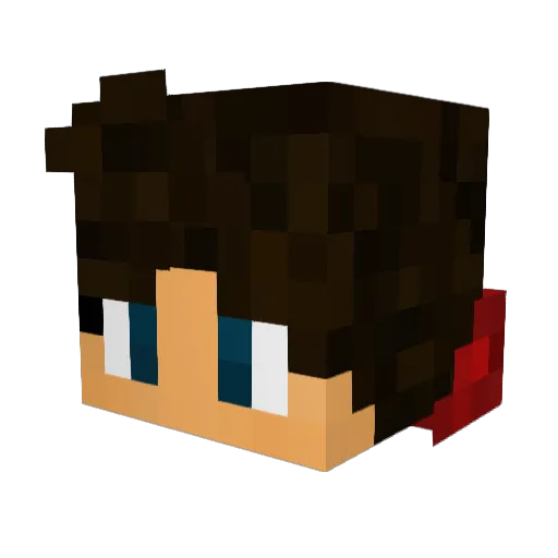 NewProblem Minecraft avatar head, 3D render