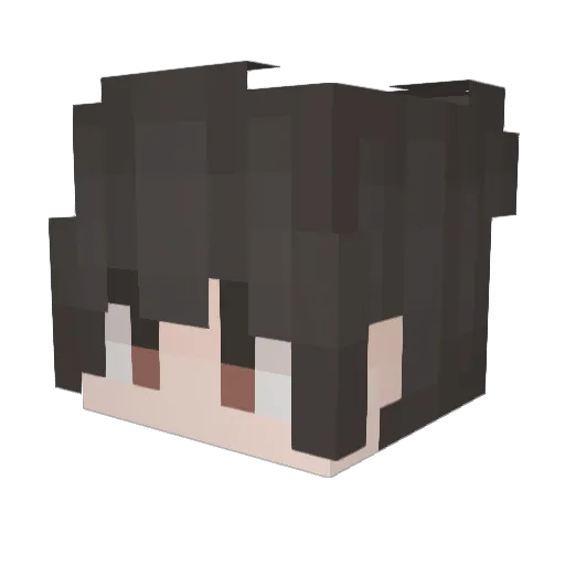 NewRockety Minecraft avatar head, 3D render