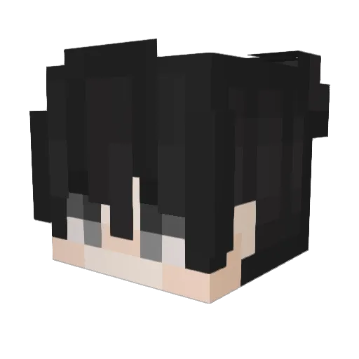 NewStriker_ Minecraft avatar head, 3D render