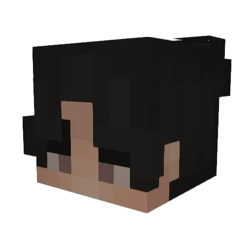 NewYenZ Minecraft avatar head, 3D render