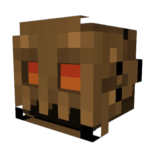 New_Dawn13 Minecraft avatar head, 3D render