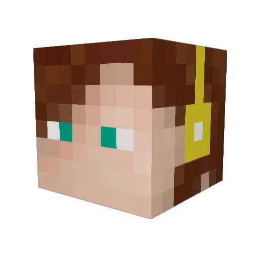 New_Dawn1 Minecraft avatar head, 3D render