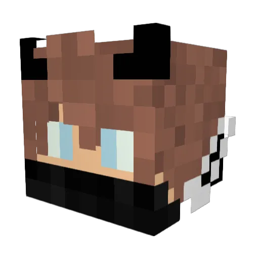 New_TitoS Minecraft avatar head, 3D render