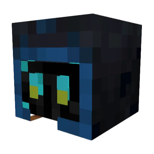Newadii Minecraft avatar head, 3D render