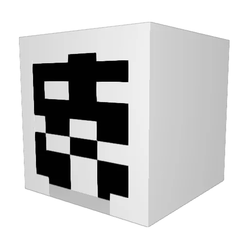 Newbie6k Minecraft avatar head, 3D render