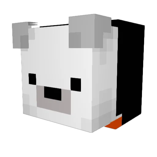 NewbieFynn Minecraft avatar head, 3D render
