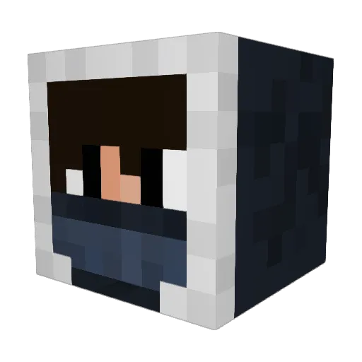 NewenXV Minecraft avatar head, 3D render