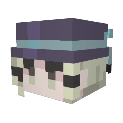 Newf_UwU Minecraft avatar head, 3D render
