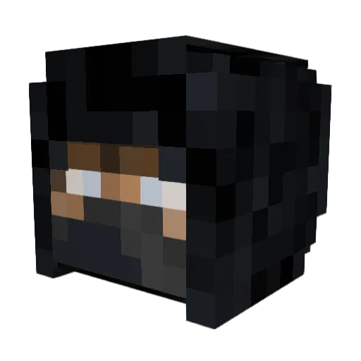 NewfieSteak0 Minecraft avatar head, 3D render