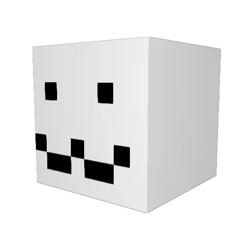 NewfoundNoBinary Minecraft avatar head, 3D render