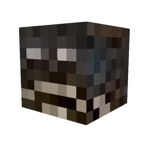 Newman1666 Minecraft avatar head, 3D render