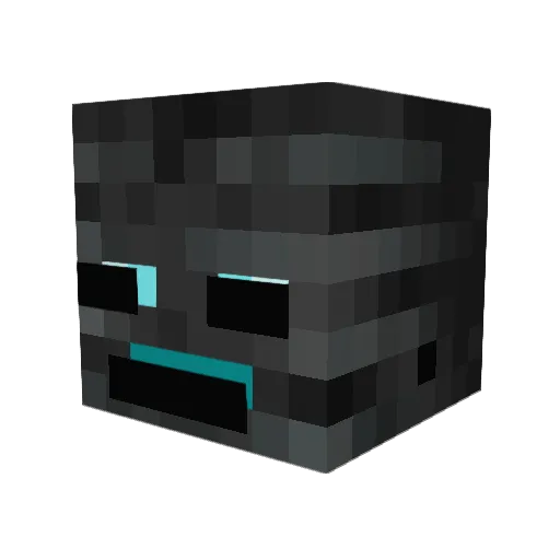 Newman632 Minecraft avatar head, 3D render
