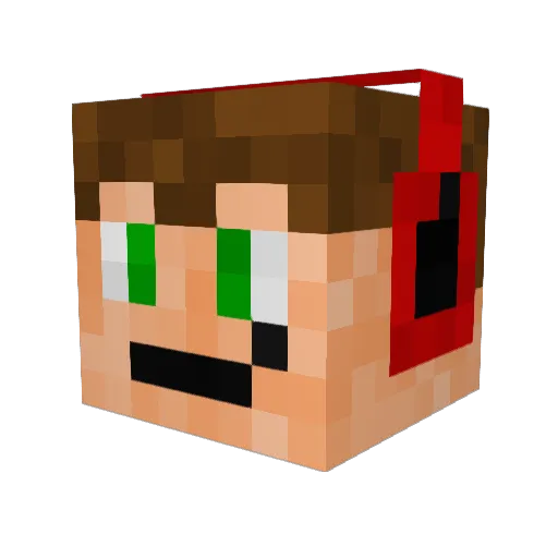 Newnoob239 Minecraft avatar head, 3D render
