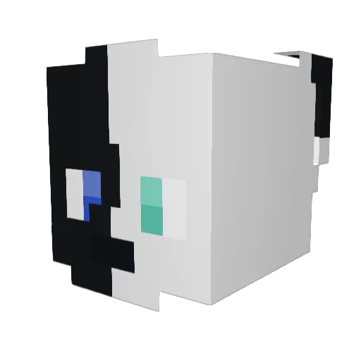 NewsToffe Minecraft avatar head, 3D render