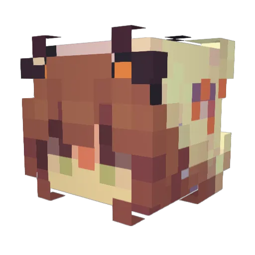 NewtFizz Minecraft avatar head, 3D render