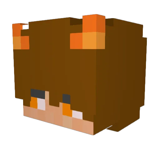 Nex1n11 Minecraft avatar head, 3D render