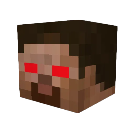 Nex46 Minecraft avatar head, 3D render