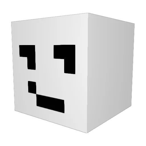 NexFlov Minecraft avatar head, 3D render