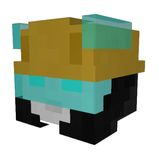 NexMix Minecraft avatar head, 3D render
