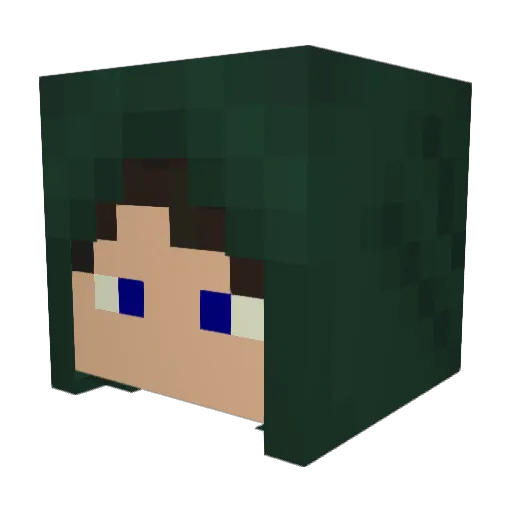NexStrider Minecraft avatar head, 3D render