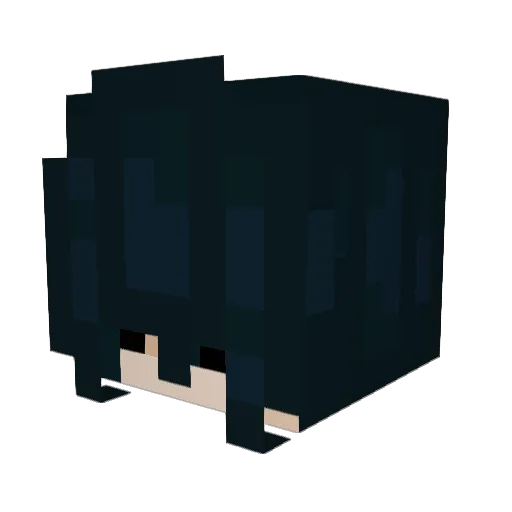 Nex_1A Minecraft avatar head, 3D render