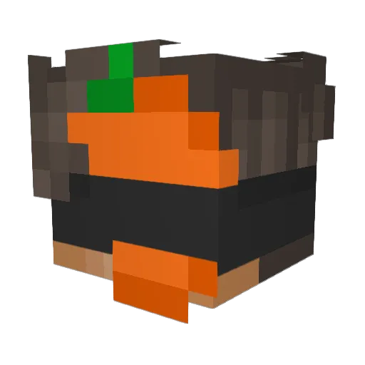 Nexarvyn Minecraft avatar head, 3D render