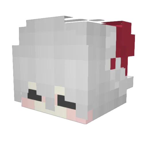 NexausMC Minecraft avatar head, 3D render
